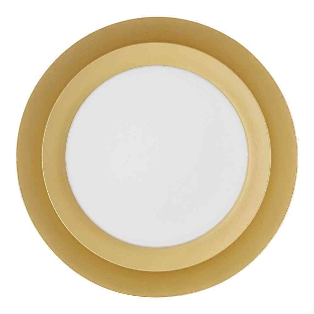Home Decorators Collection Delaney 13 in. White LED Flush Mount DSHD19548F