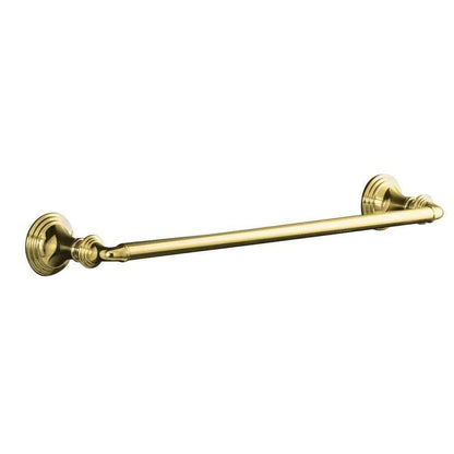 KOHLER Devonshire 18 in. Towel Bar in Vibrant Polished Brass K-10550-PB