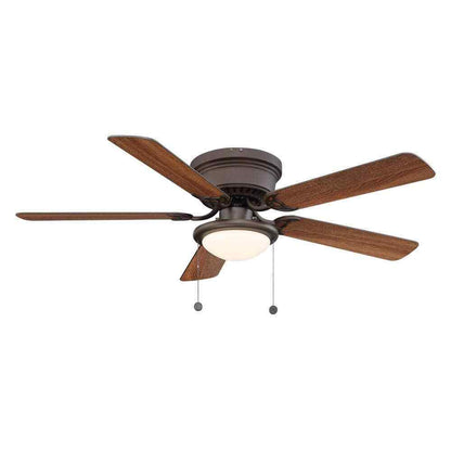 Hugger 52 in. LED Espresso Bronze Ceiling Fan AL383LED-EB