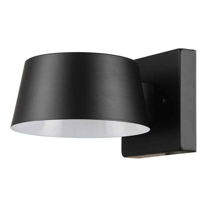 Globe Electric Maisel Matte Black Indoor/Outdoor Integrated LED Wall Sconce