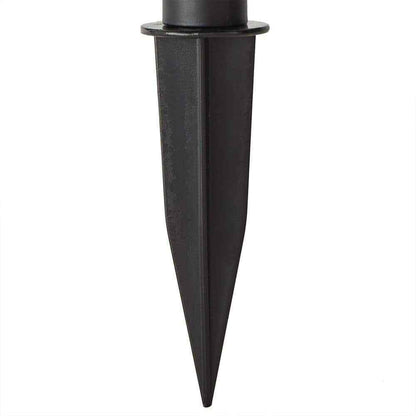 Hampton Bay Solar Black Outdoor LED Spotlight 2-Pack Weather/Rust Resistant