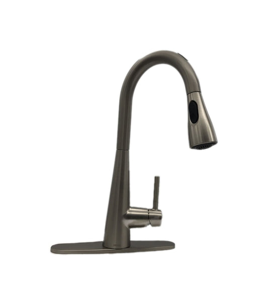 MOEN Sleek Touchless Pull Down Sprayer Kitchen Faucet w/ Voice Control Stainless
