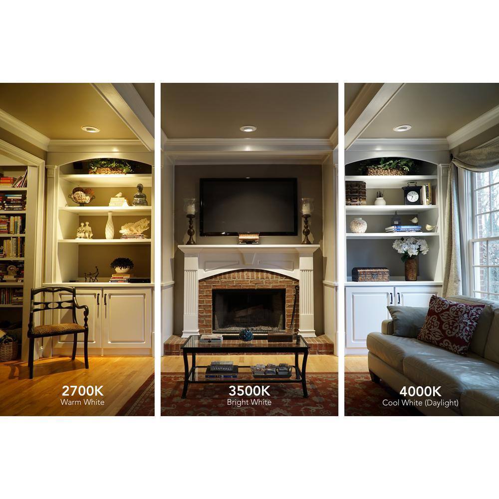 Lithonia Lighting 6"  Canless 3000K Dimmable Integrated LED Recessed Light Kit