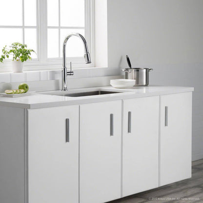 KRAUS Sellette Single-Handle Pull-Down Sprayer Faucet w/ Dual Function Sprayhead