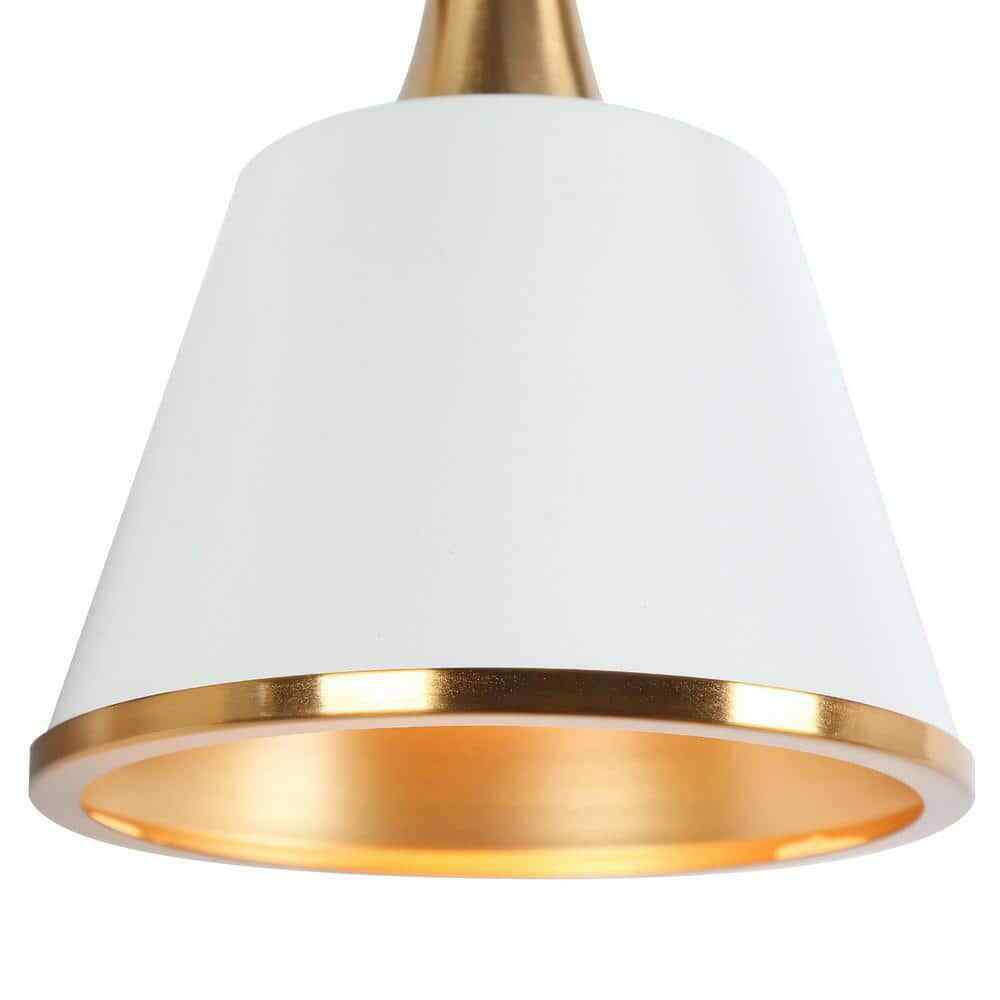 LNC Idaikos Modern 5-Light Black and White Island Chandelier