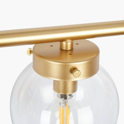 Uolfin Mid-Century Powder Room Vanity Light Bar 34.2 in. 5-Light