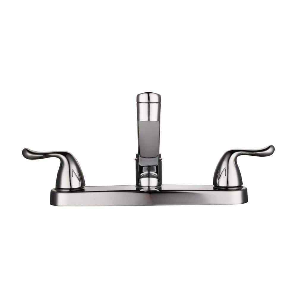 Glacier Bay Constructor 2-Handle Standard Kitchen Faucet in Chrome HD67099-0B01