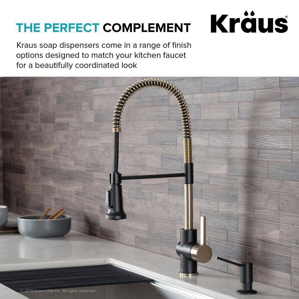 KRAUS Kitchen Soap and Lotion Dispenser in Matte Black KSD-41MB