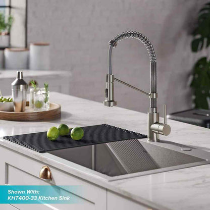 KRAUS Bolden Pull Down Sprayer Kitchen Faucet w/ Dual Function Sprayhead