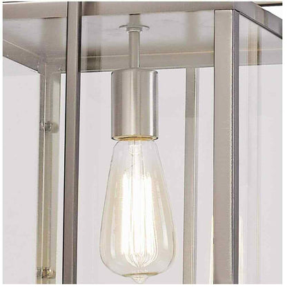 Bel Air Lighting Eastwood II 10 in. Brushed Nickel Mini Pendant Light Fixture