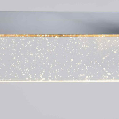 Artika Essence Bar 28-Watt LED Chrome Modern Island Hanging Light Chandelier