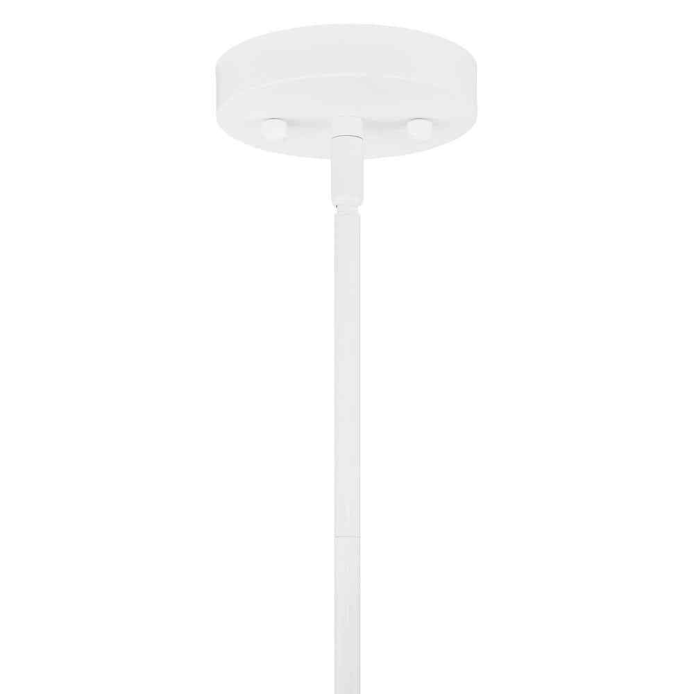 Hampton Bay Sessions 5-Light Brown Tiered Rattan Pendant