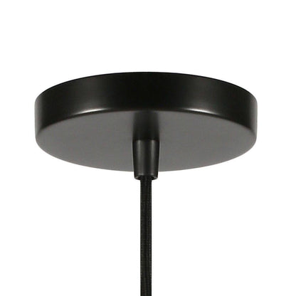 Meyer&Cross Jordyn 16 in. 1-Light Modern Matte Black Pendant with Metal Shade