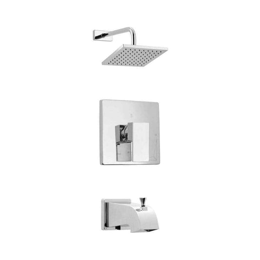 Glacier Bay Marx Single Handle 1-Spray Tub and Shower Faucet in Chrome