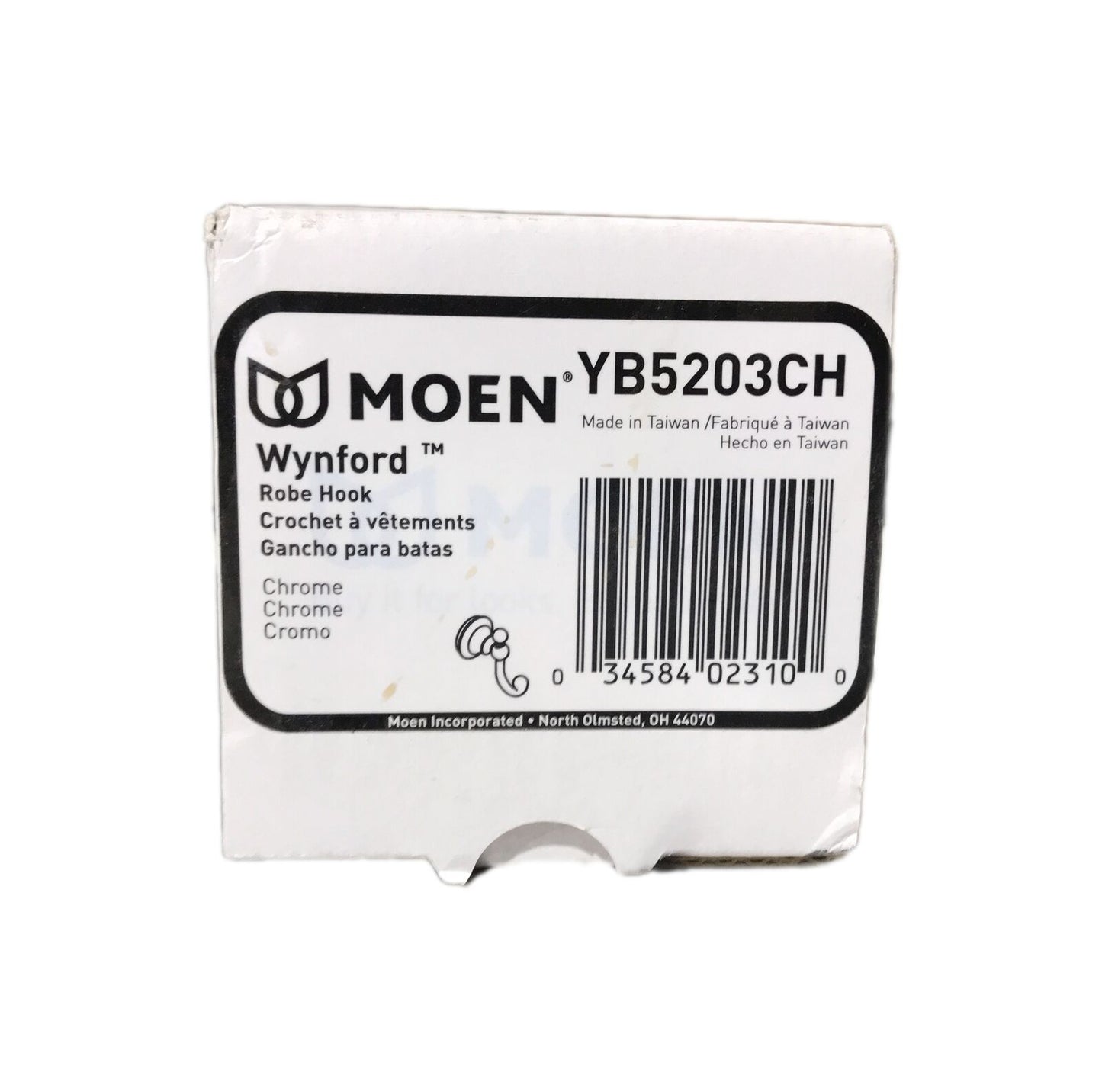 MOEN Wynford Double Robe Hook in Chrome YB5203CH