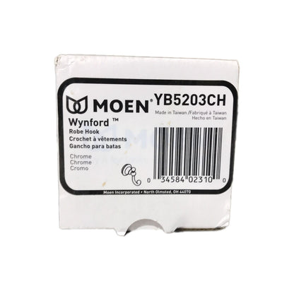 MOEN Wynford Double Robe Hook in Chrome YB5203CH