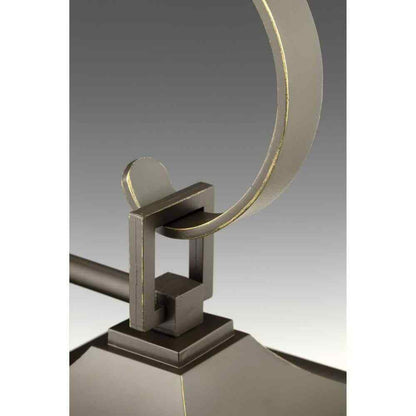 Progress Lighting Gibbes Street Antique Bronze Clear Beveled Glass Wall Light