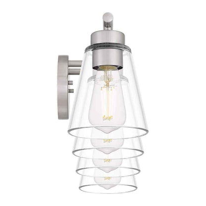 Hampton Bay Eastburn 28.13 in. 4-Light Brushed Nickel Vanity Light