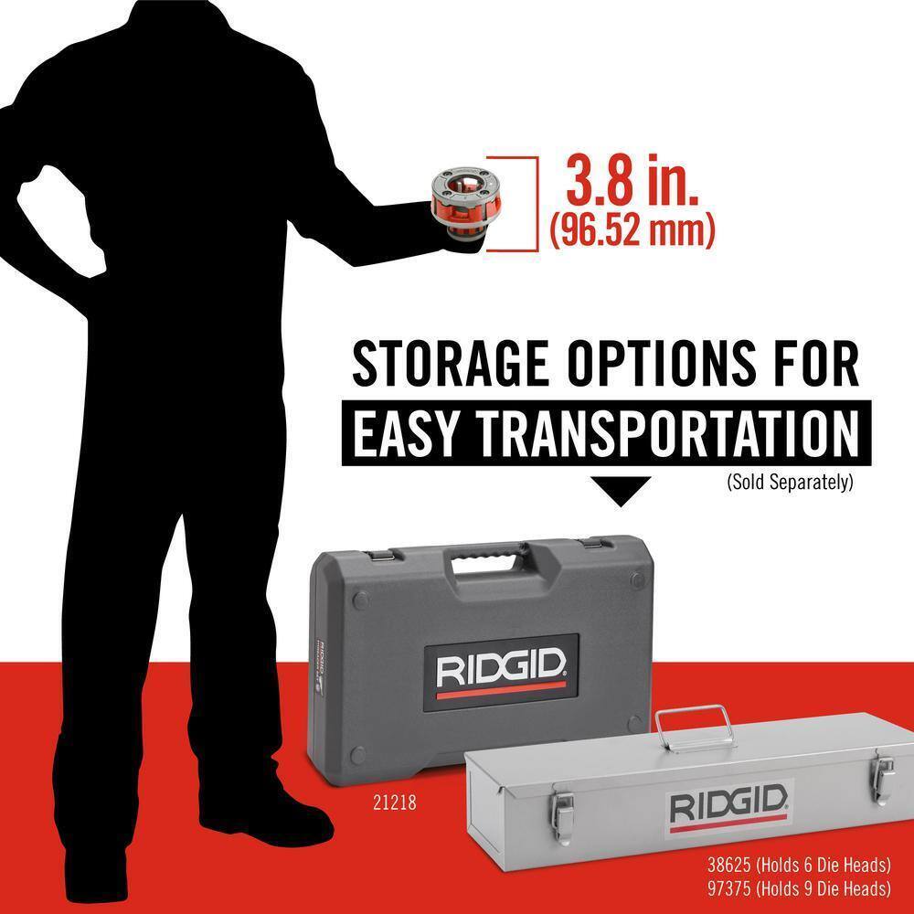 RIDGID 1 in. 00-R Manual Ratchet NPT Pipe Threading Right Hand Die Head