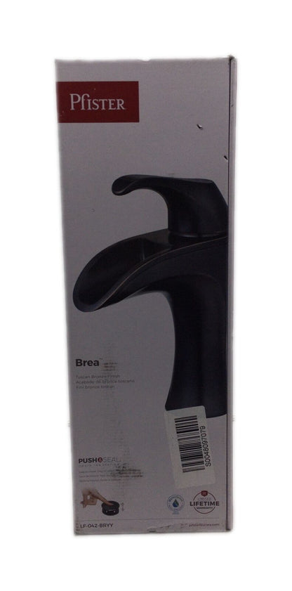 Pfister Brea 4 in. Centerset Single-Handle Bathroom Faucet in Tuscan Bronze