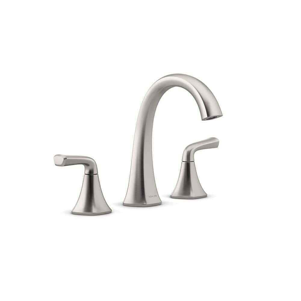 KOHLER Sundae 8 in. Widespread Double Handle Bathroom Faucet