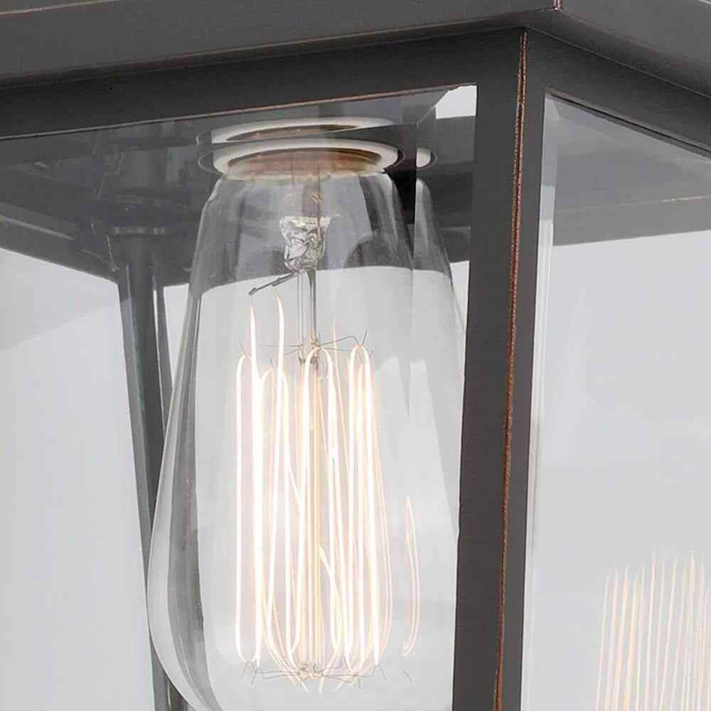 Luminosa Glenneyre 7-3/4''W Exterior Wall Lantern Bronze Finish Clear Glass