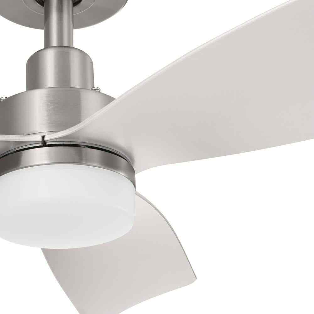 Hampton Bay Marlston 52 in. Indoor/Outdoor Brushed Nickel  Ceiling Fan w Remote