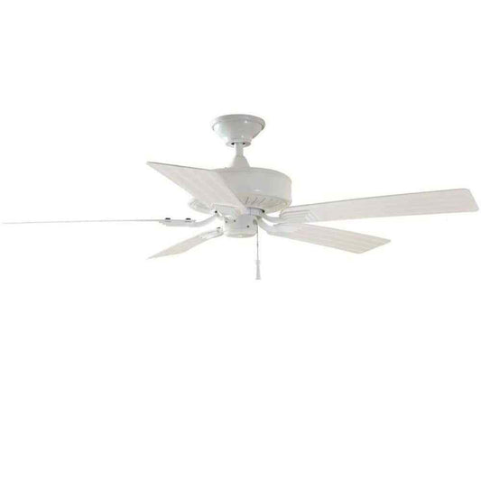 Hampton Bay Barrow Island 52 in. Indoor/Outdoor Wet Rated White Ceiling fan