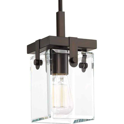 Progress Lighting Glayse Collection 1-Light Antique Bronze Pendant P500073-020
