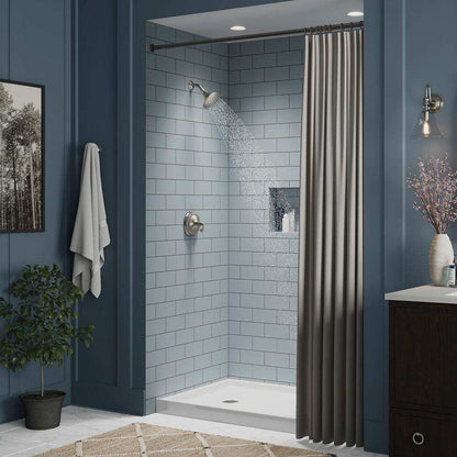 KOHLER Forte 1-Spray Pattern 5.5 in. Single Wall Mount Fixed Shower Head