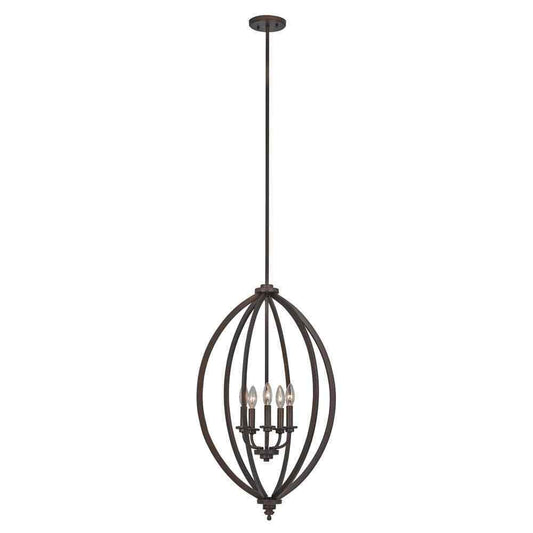 Bel Air Lighting Lexington 5-Light Rubbed Oil Bronze Pendant