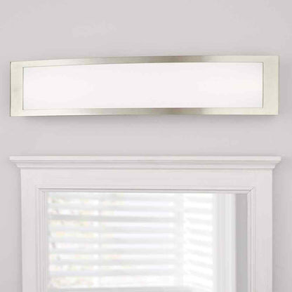 Hampton Bay Woodbury 24.5 in. Brushed Nickel Linear LED Vanity Light Bar