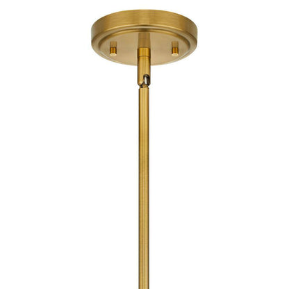 Home Decorators Collection Jill 1-Light Gold Pendant Seeded Glass Shade