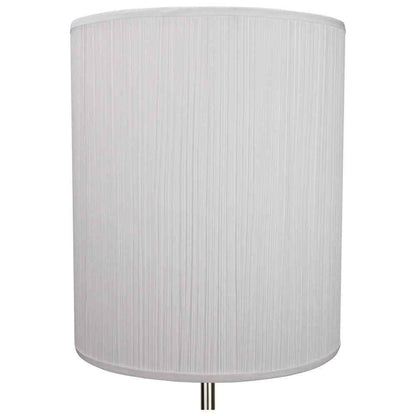 Pleated Mushroom White Drum Lamp Shade 14x14x17