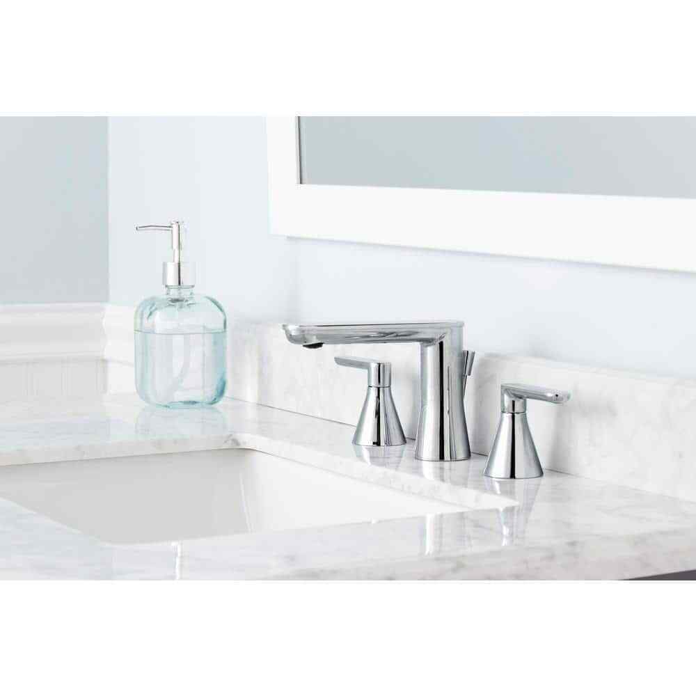 Glacier Bay Chianti 8 in. Widespread 2-Handle Bathroom Faucet in Chrome