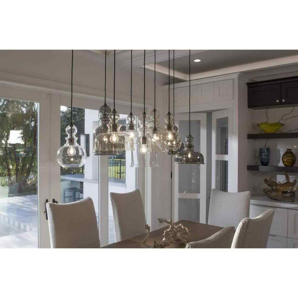 Progress Lighting Staunton Collection 9 in. 1-Light Brushed Nickel Pendant