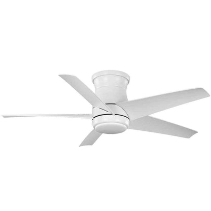 Hampton Bay Mena 44 in. Color Changing Integrated LED Matte White Ceiling Fan