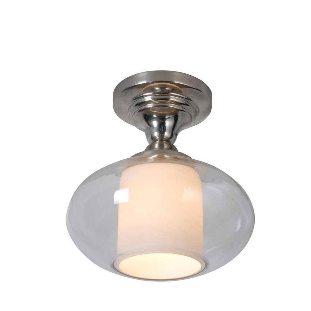 Home Decorators Collection 3-Light Oil-Rubbed Bronze Semi-Flush Mount