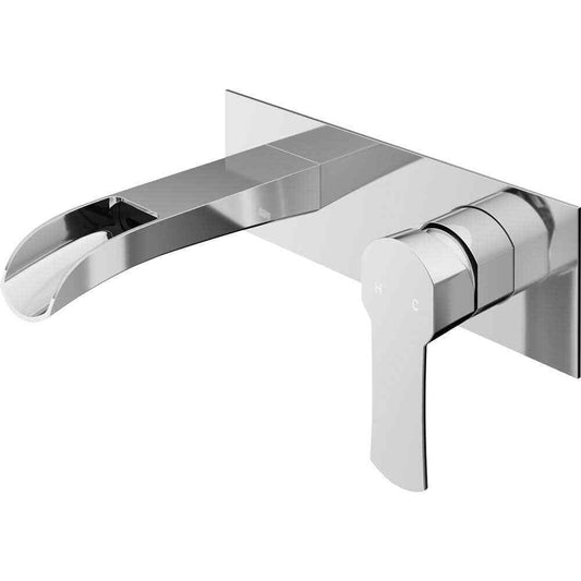 VIGO Cornelius Single Handle Wall Mount Bathroom Faucet in Chrome VG05004CH