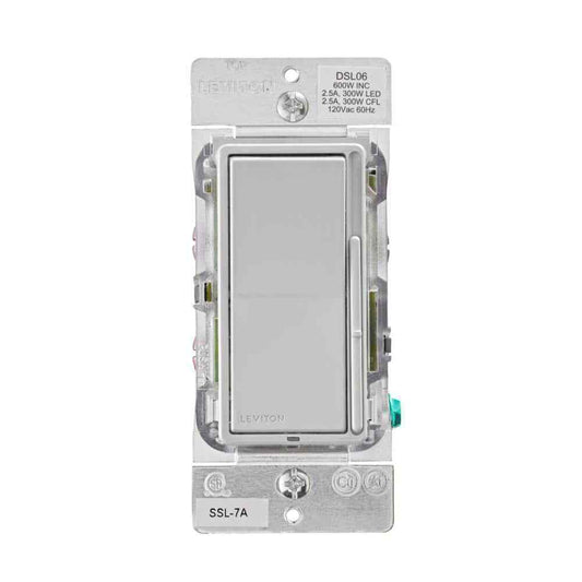 Leviton 300-Watt Slide Single Pole LED 600-Watt Incandescent/Halogen Dimmer