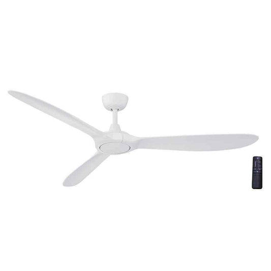 Home Decorators Tager 60 in. Indoor/Outdoor Matte White Smart Ceiling Fan