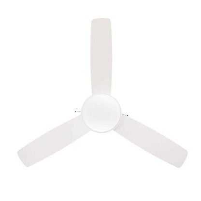 Hampton Bay Caprice 44 in. Integrated LED Indoor Matte White Ceiling Fan