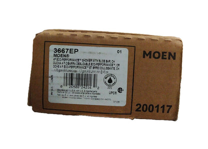 MOEN 4-Spray Eco-Performance Handheld Hand Shower with Slide Bar in Chrome
