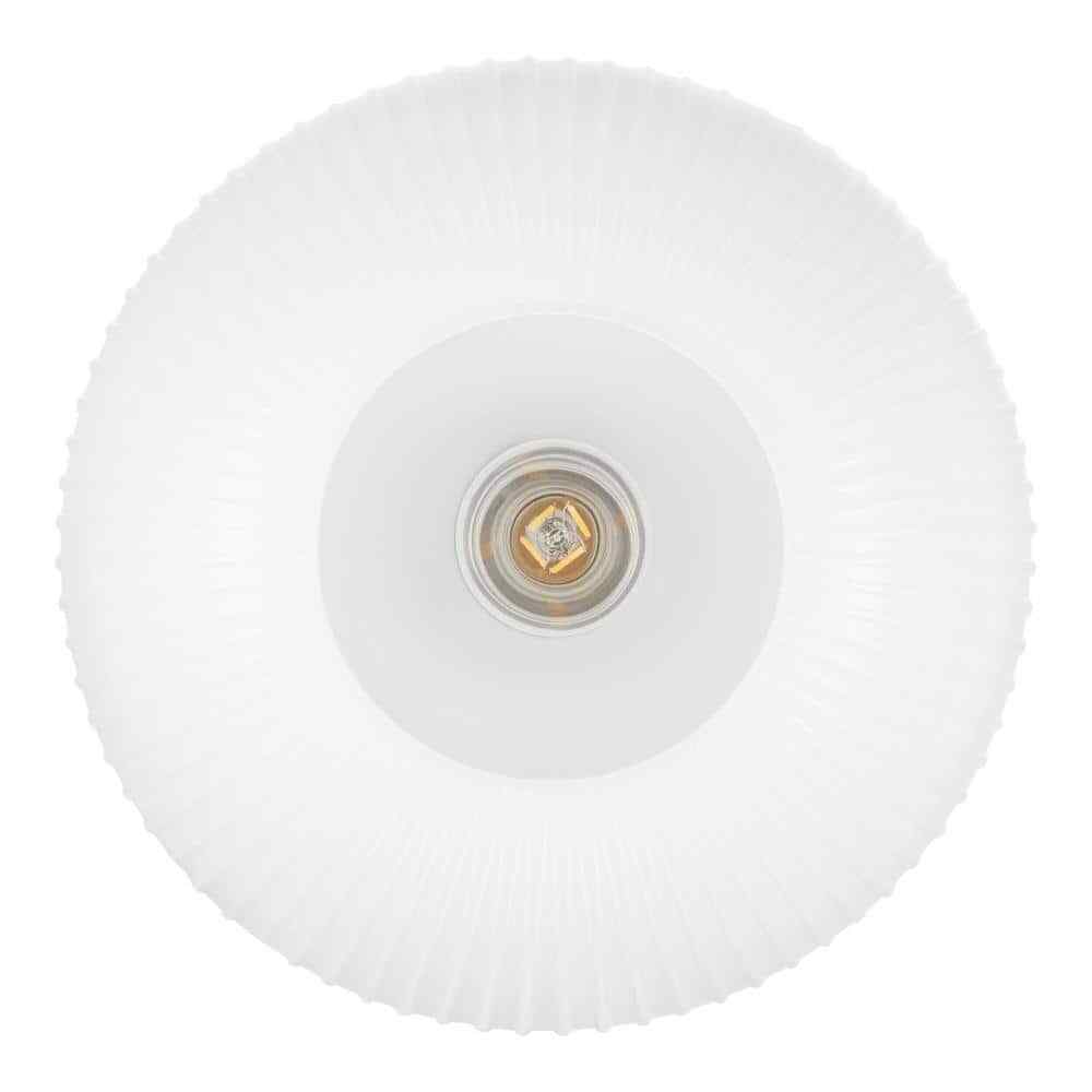 Home Decorators Pompton 12 in. Chrome Semi-Flush Mount Ceiling Light Fixture