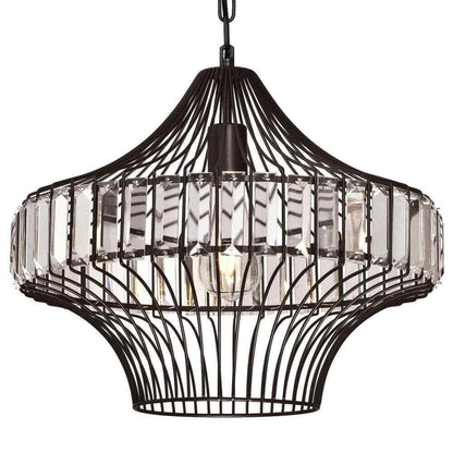 Westinghouse 1-Light Matte Black Pendant 6106200