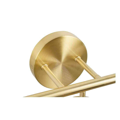 Hampton Bay Walsh 22 in. 3-Light Brass Vanity Light with Prismatic Glass Shades
