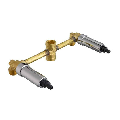 Glacier Bay Aragon Double Handle 1-Spray Tub and Shower Faucet 1.8 GPM in Chrome