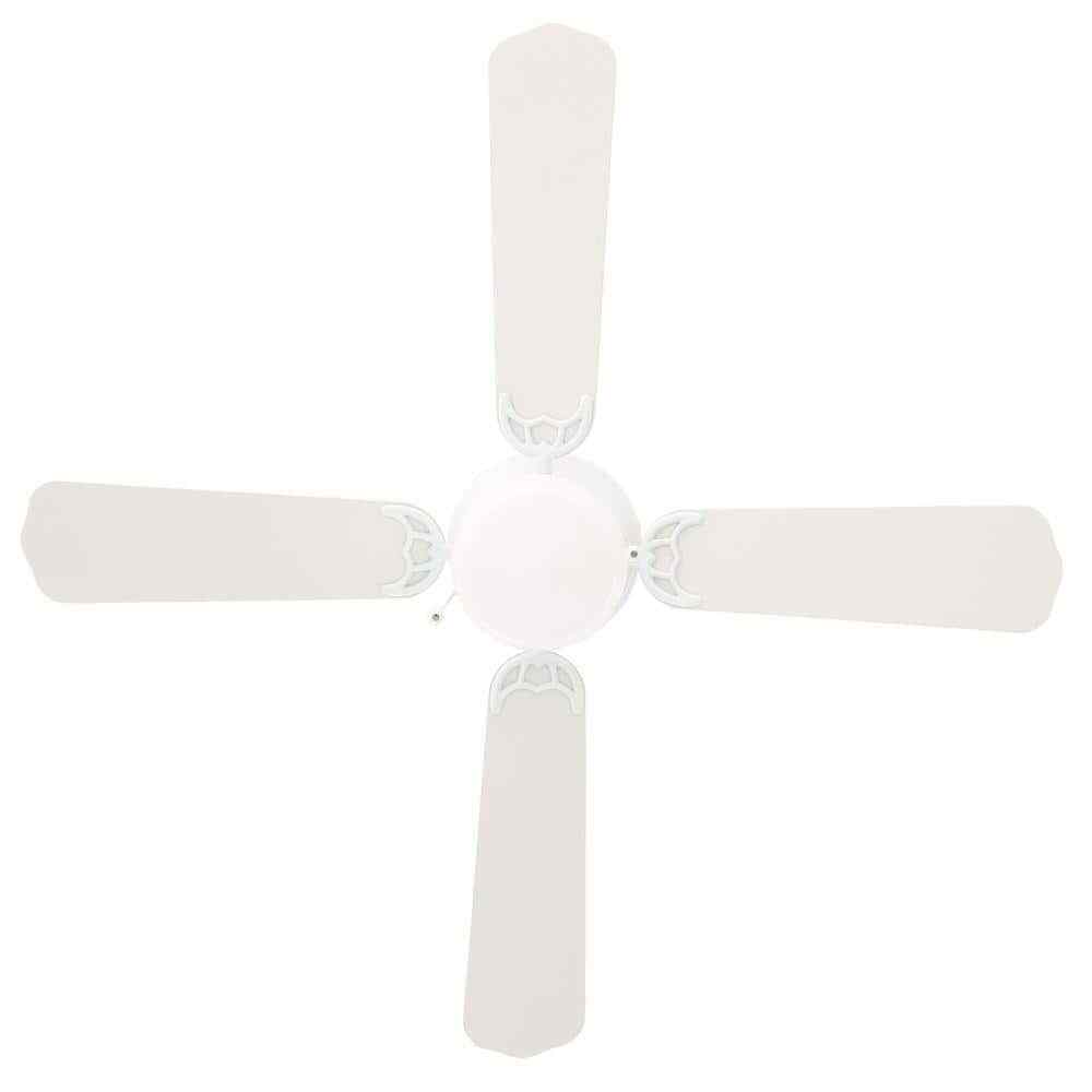 Littleton 42 in. LED Indoor Flush Mount White Ceiling Fan with Light Kit
