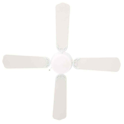 Littleton 42 in. LED Indoor Flush Mount White Ceiling Fan with Light Kit