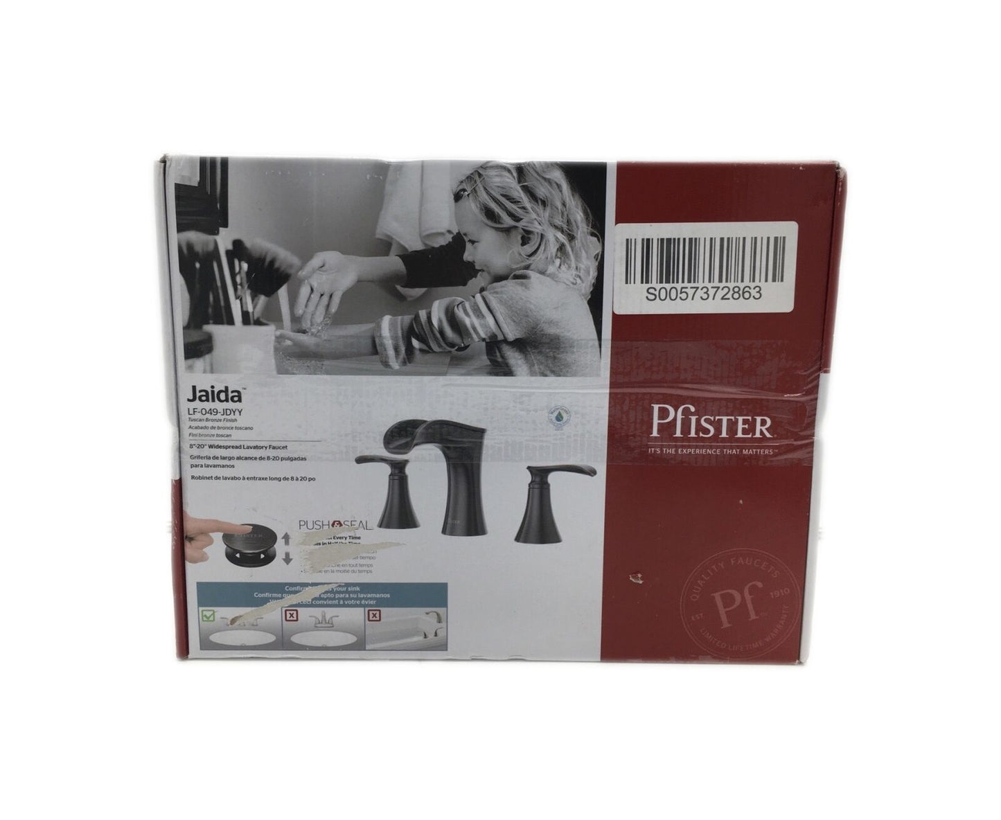 Pfister Jaida 8 in. Widespread 2-Handle Bathroom Faucet in Tuscan Bronze